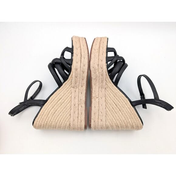Circus NY Irene Strappy Espadrille Platform Wedge Sandals Women's Size US9.5M - Picture 6 of 11